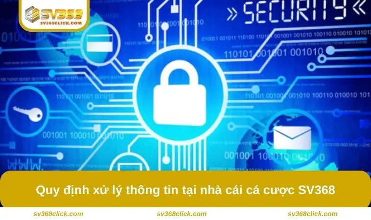 Quy định xử lý thông tin tại nhà cái cá cược SV368