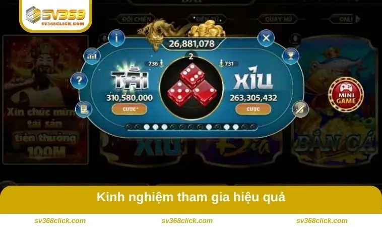 Kinh nghiệm tham gia hiệu quả