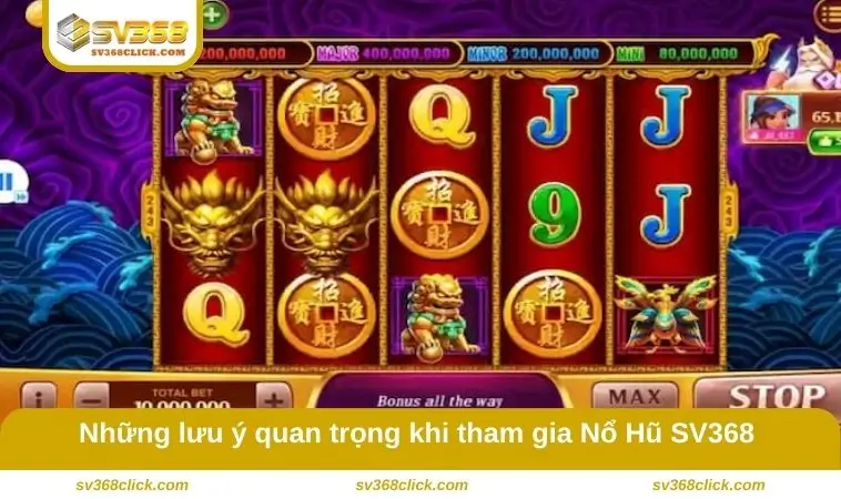 Những lưu ý quan trọng