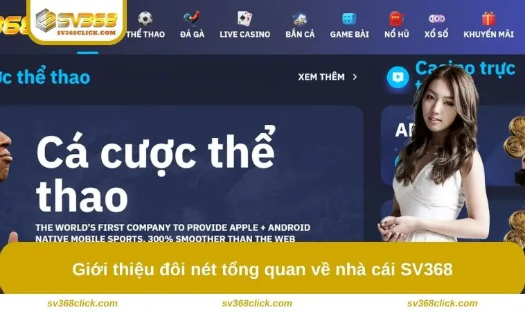 Giới thiệu đôi nét tổng quan về nhà cái SV368