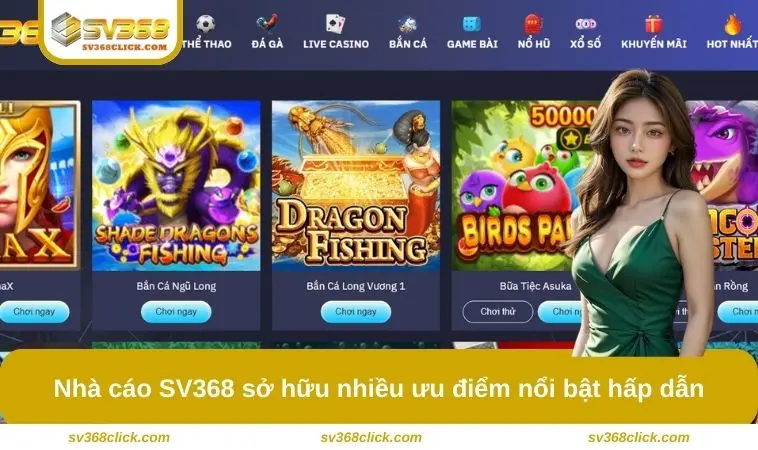 Nhà cáo SV368 sở hữu nhiều ưu điểm nổi bật hấp dẫn